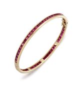 A RUBY BANGLE