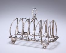 A GEORGE IV SILVER TOAST RACK