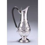 AN ART NOUVEAU SILVER EWER