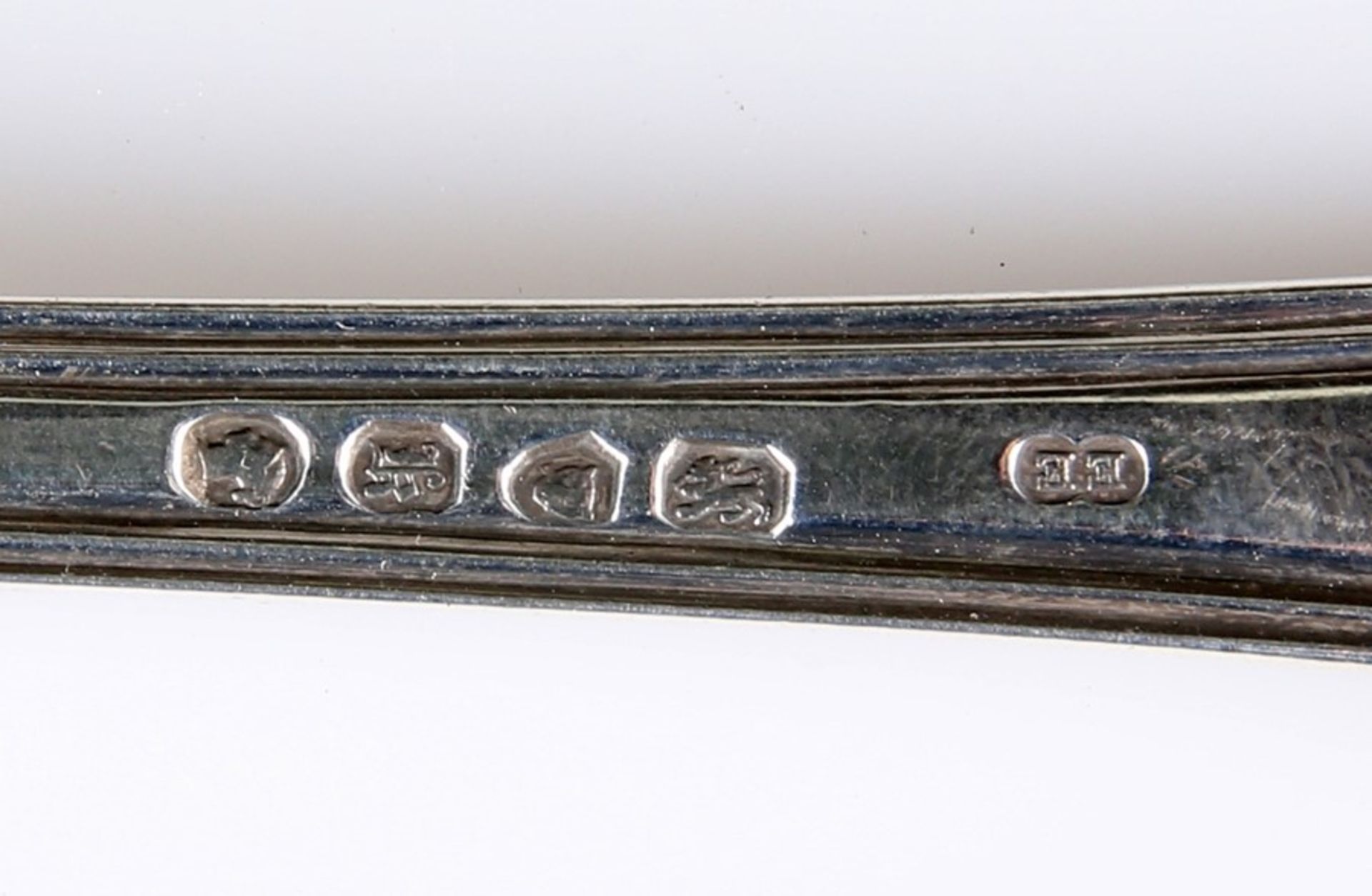 A VICTORIAN SILVER BASTING SPOON - Image 3 of 4