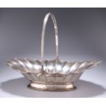 A GEORGE III SILVER SWING-HANDLED BASKET