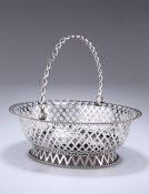 A GEORGE V SILVER BASKET