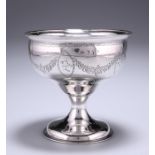 A GEORGE III IRISH SILVER SUGAR BOWL