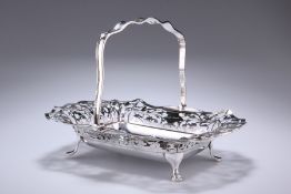 AN EDWARDIAN SILVER BASKET