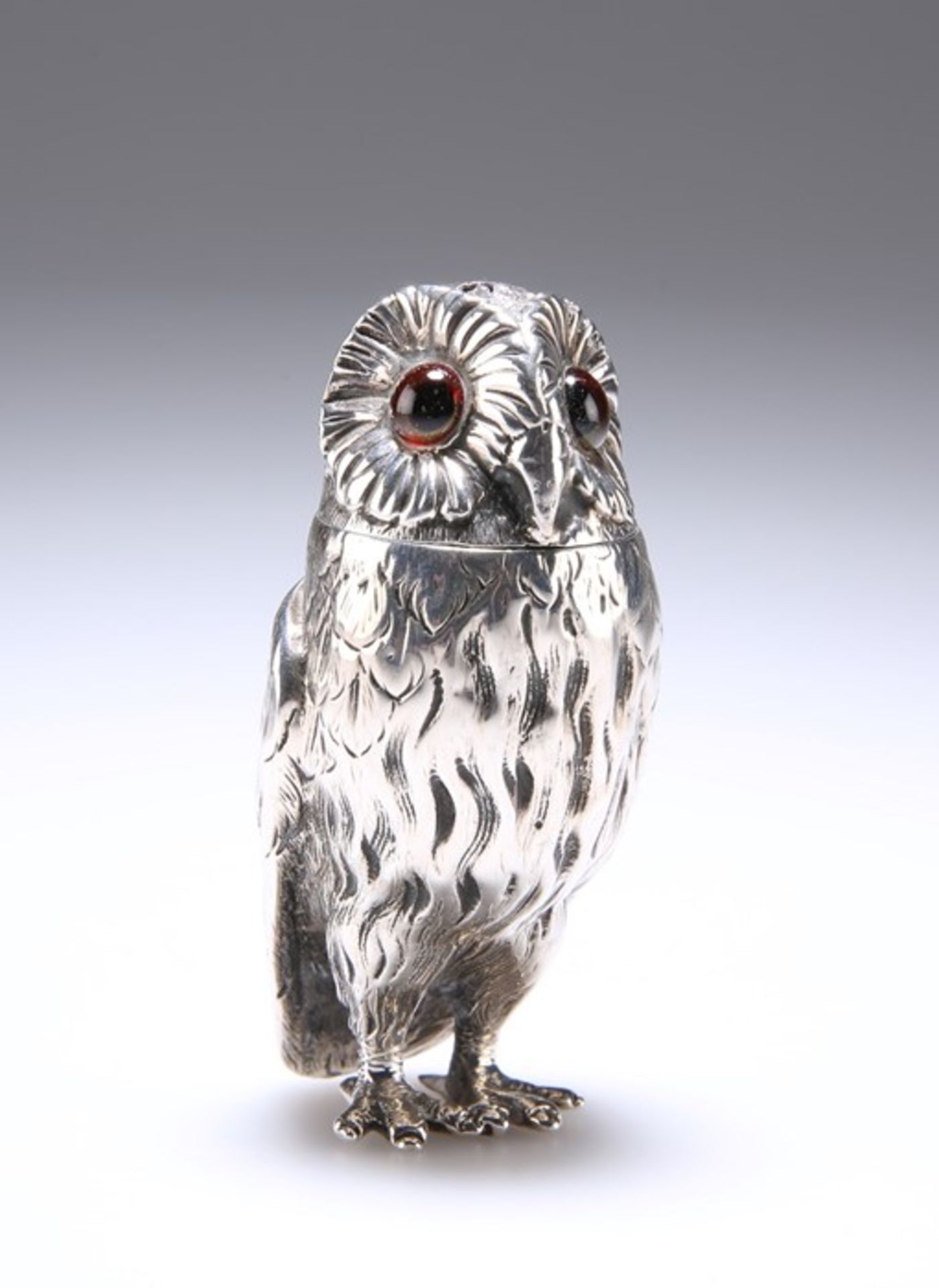 A VICTORIAN SILVER NOVELTY PEPPERETTE