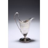 A LARGE GEORGE III SILVER CREAM JUG, by John Wakelin & William Taylor