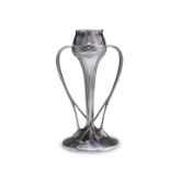 A LIBERTY & CO TUDRIC PEWTER TULIP VASE