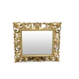 A VENETIAN GILT-FRAMED MIRROR, 19TH CENTURY