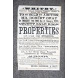 AUCTION POSTERS RELATING TO WHITBY PROPERTY
