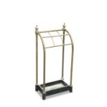 A VICTORIAN BRASS STICKSTAND