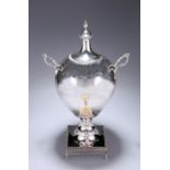 A GEORGE III SILVER TEA URN, by Daniel Smith & Robert Sharp, London 1765