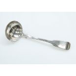 A VICTORIAN SILVER SAUCE LADLE, London 1853