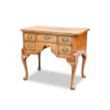 A GEORGE II WALNUT SIDE TABLE