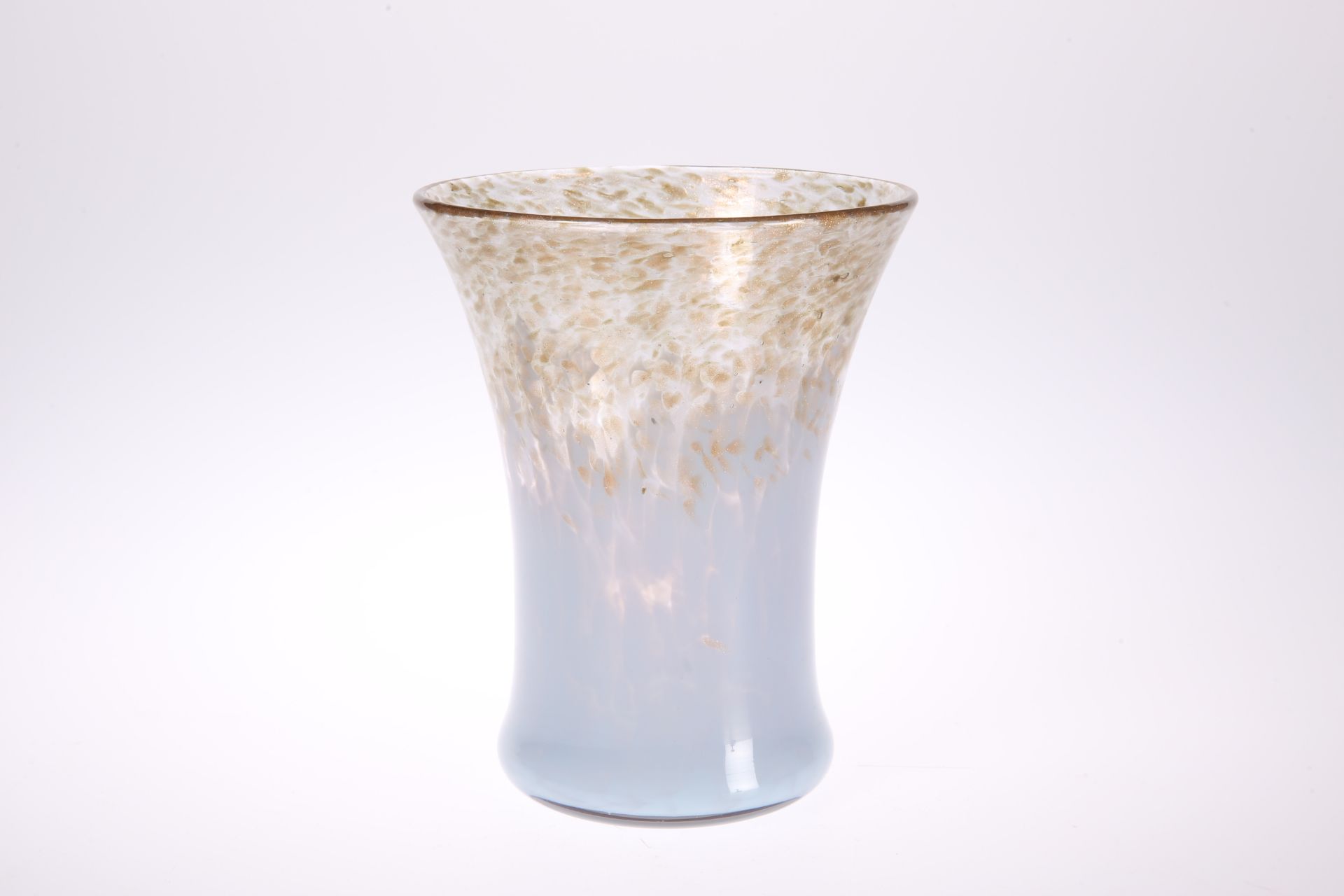 A MONART GLASS VASE