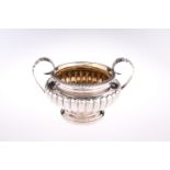 A GEORGE IV SILVER SUGAR BOWL, by Charles Fox,