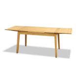 A HABITAT OAK DRAW-LEAF TABLE