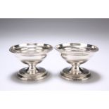 A PAIR OF GEORGE III SILVER SALTS, London 1805