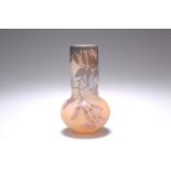 EMILE GALLE, A CAMEO GLASS VASE