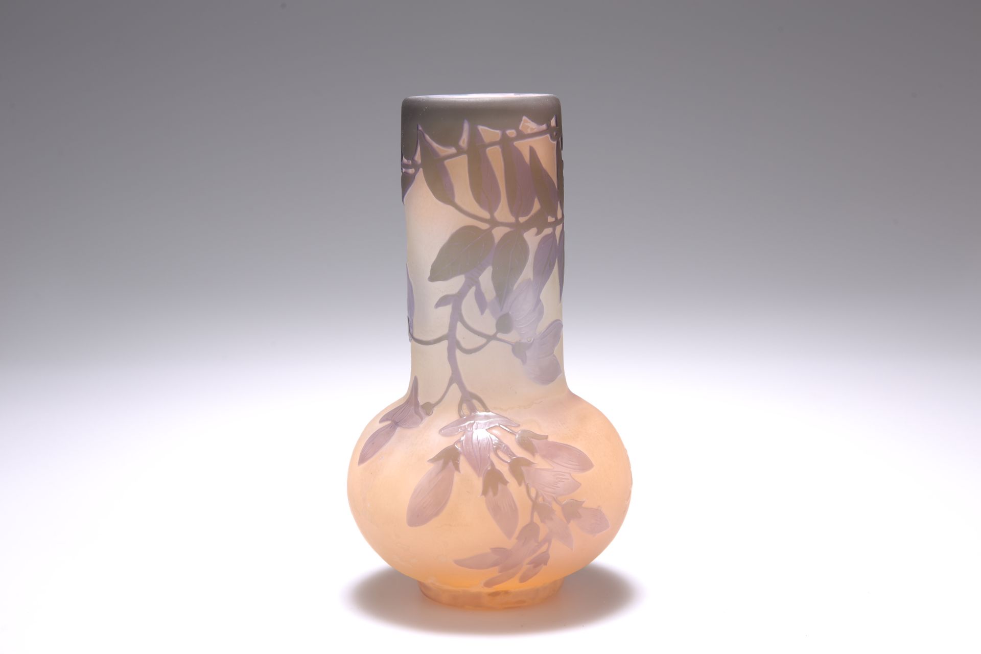 EMILE GALLE, A CAMEO GLASS VASE