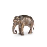 AN AUSTRIAN BRONZE OF AN ELEPHANT, 19TH CENTURY