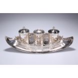 A SPANISH SILVER INKSTAND, probably Madrid, circa 1795