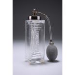 LALIQUE, A POLISHED AND FROSTED GLASS ATOMISER, DESIGNED 1931