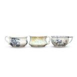 THREE LATE VICTORIAN/EDWARDIAN CHAMBER POTS,