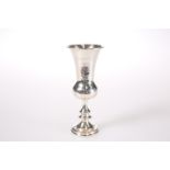 A GEORGE V SILVER KIDDUSH CUP, by Josef Zweig, Birmingham 1912