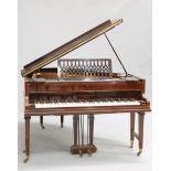 A JOHN BROADWOOD & SONS ROSEWOOD CASED BABY GRAND PIANO