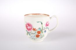 A WORCESTER COFFEE CUP, CIRCA 1770