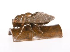 A SMALL JAPANESE BRONZE