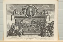 AFTER HOGARTH, NINE UNFRAMED ENGRAVINGS.