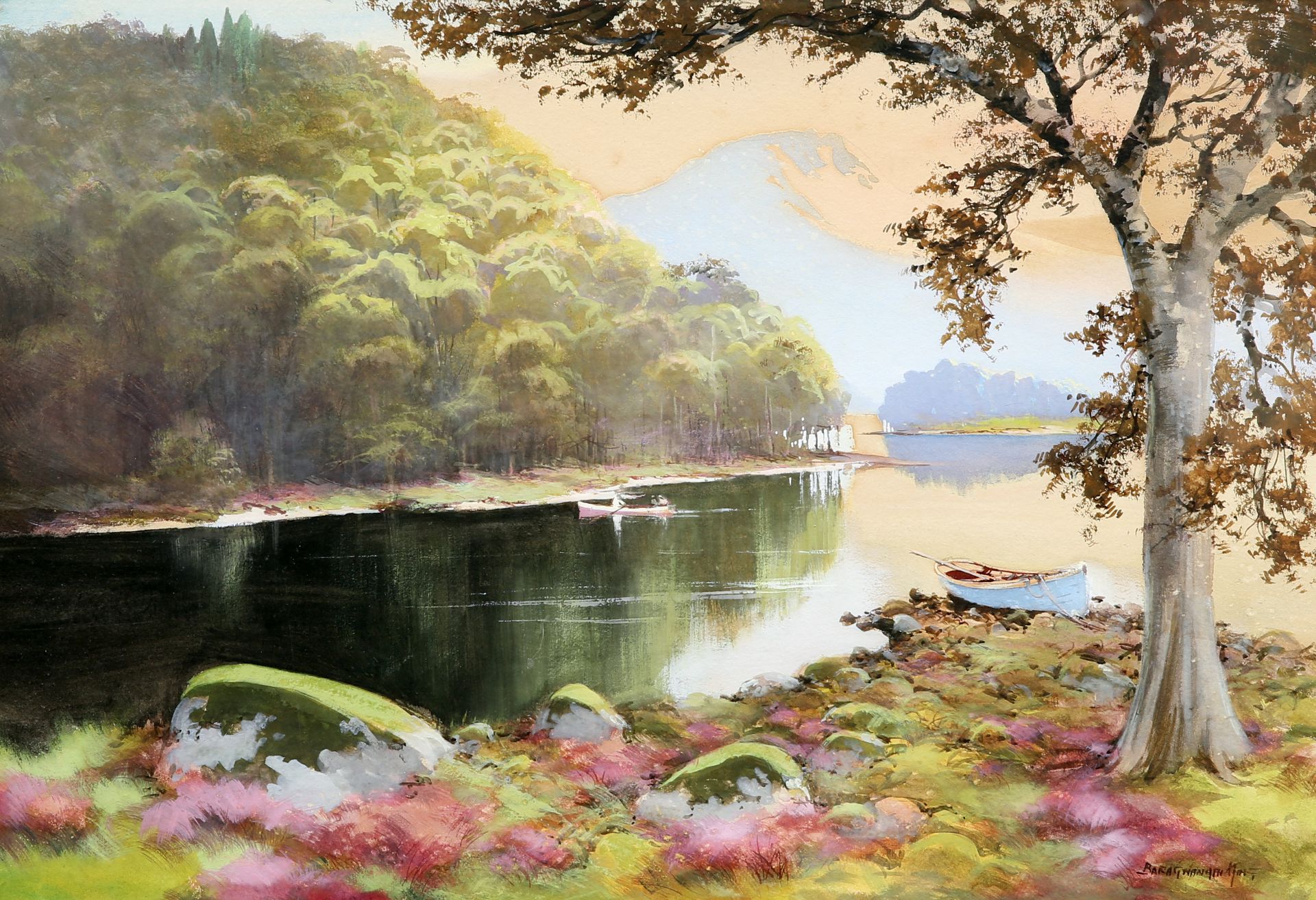 JOHN BARAGWANATH KING (1864-1939), RIVER LANDSCAPES - Image 2 of 4