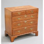 AN EARLY 18TH CENTURY WALNUT CHEST OF DRAWERS