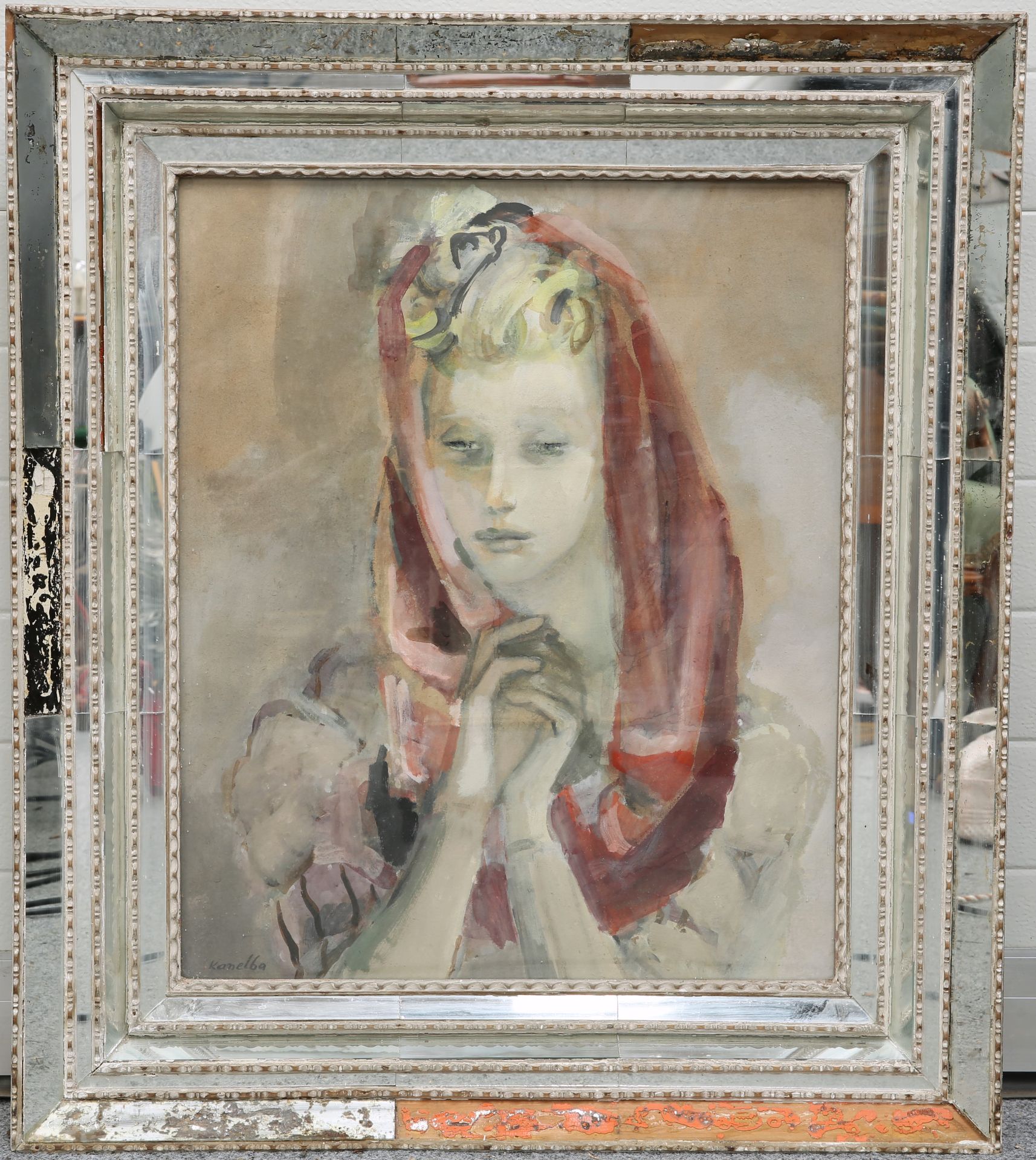 RAJMUND KANELBA (POLISH, 1897-1960), PORTRAIT OF A LADY - Bild 2 aus 2