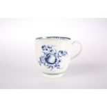 A WORCESTER COFFEE CUP, CIRCA 1780