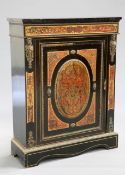 A 19TH CENTURY GILT-METAL MOUNTED AND EBONISED BOULLE PIER CABINET,