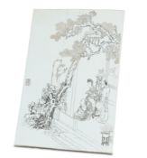 A CHINESE PORCELAIN PANEL