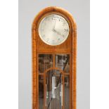 A GERMAN ART DECO WALNUT LONGCASE CLOCK