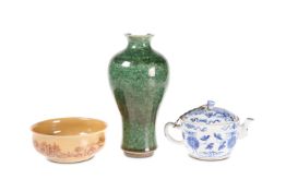 THREE PIECES OF CHINESE PORCELAIN