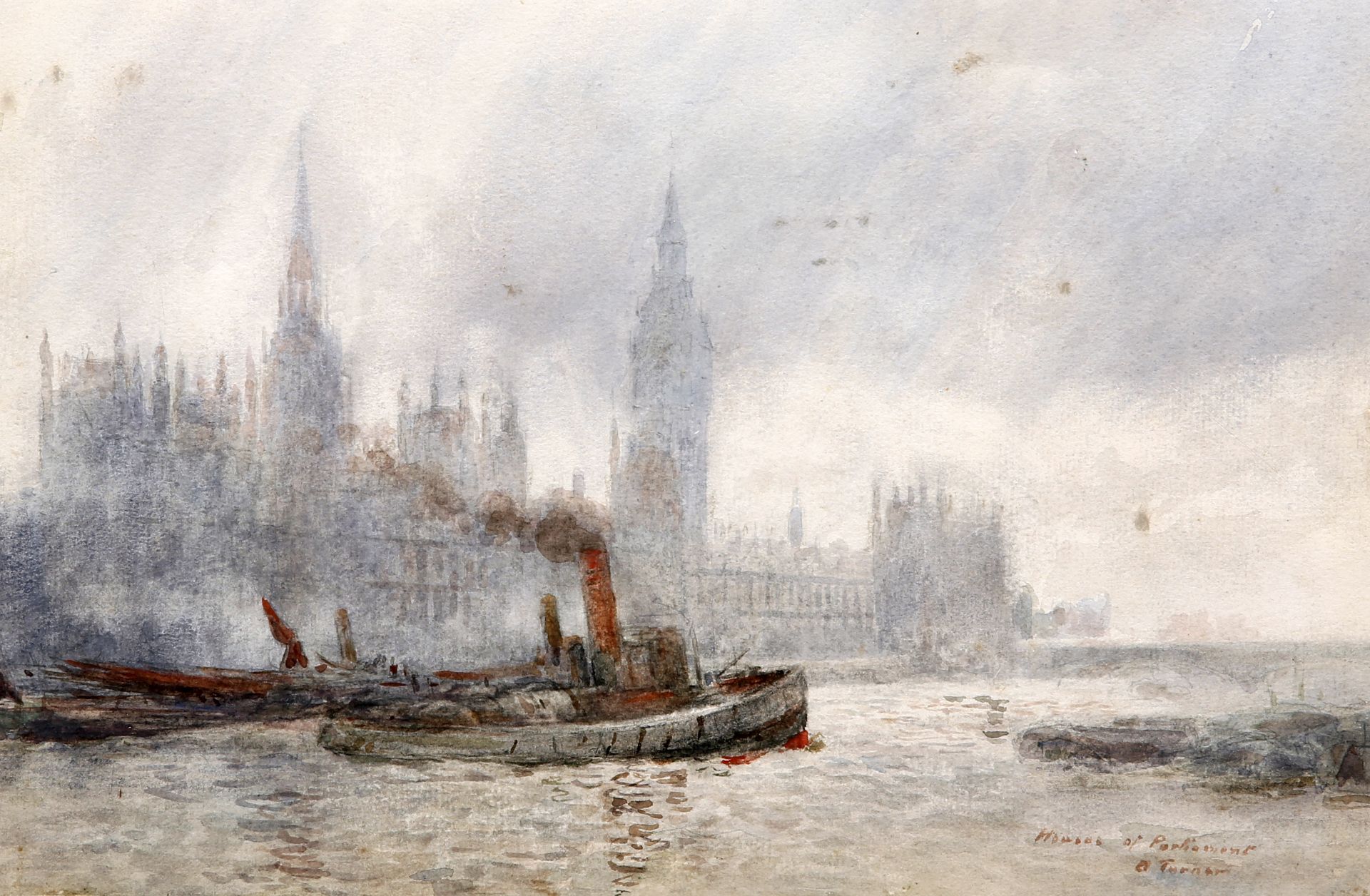 A*** TURNER, "HOUSES OF PARLIAMENT"