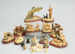 A GROUP OF NINETEEN BORDER FINE ARTS MODELS