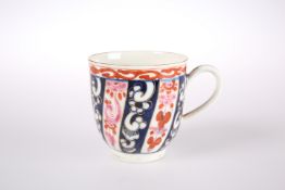 A WORCESTER COFFEE CUP, CIRCA 1765