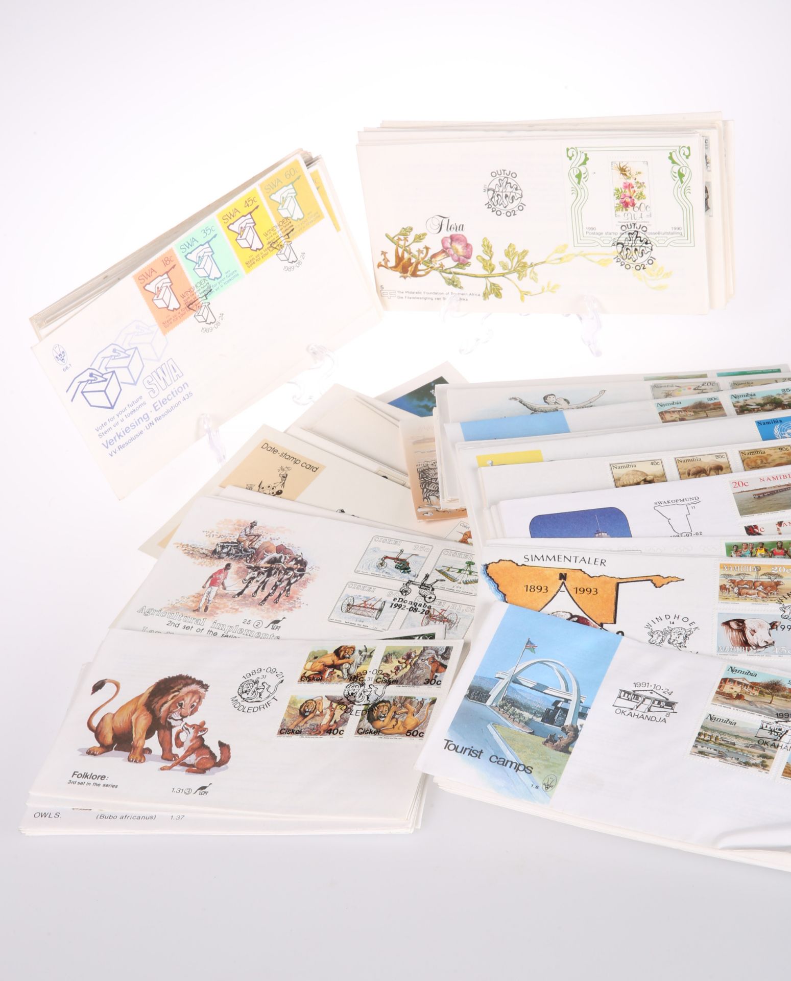 A LARGE QUANTITY OF GB AND SA FIRST DAY COVERS. (Approx. 650)