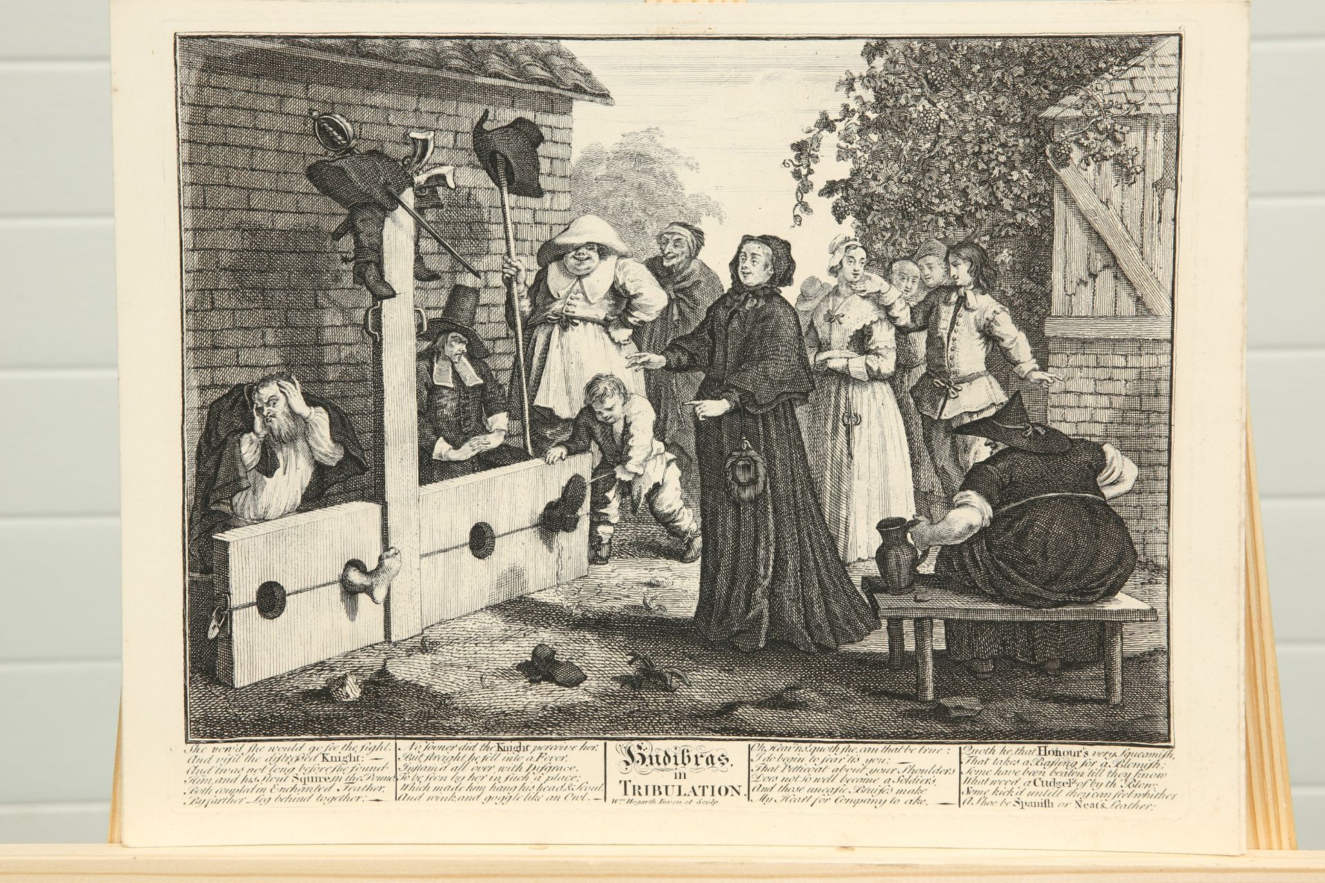 AFTER HOGARTH, NINE UNFRAMED ENGRAVINGS. - Bild 7 aus 9