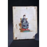 A CHINESE GOUACHE PAINTING, 19TH CENTURY,