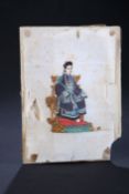 A CHINESE GOUACHE PAINTING, 19TH CENTURY,