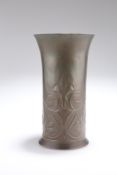 A KESWICK SCHOOL COPPER CYLINDER VASE