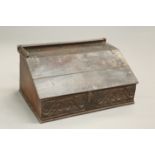 A 17TH CENTURY OAK BIBLE BOX