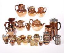 A COLLECTION OF STONEWARE